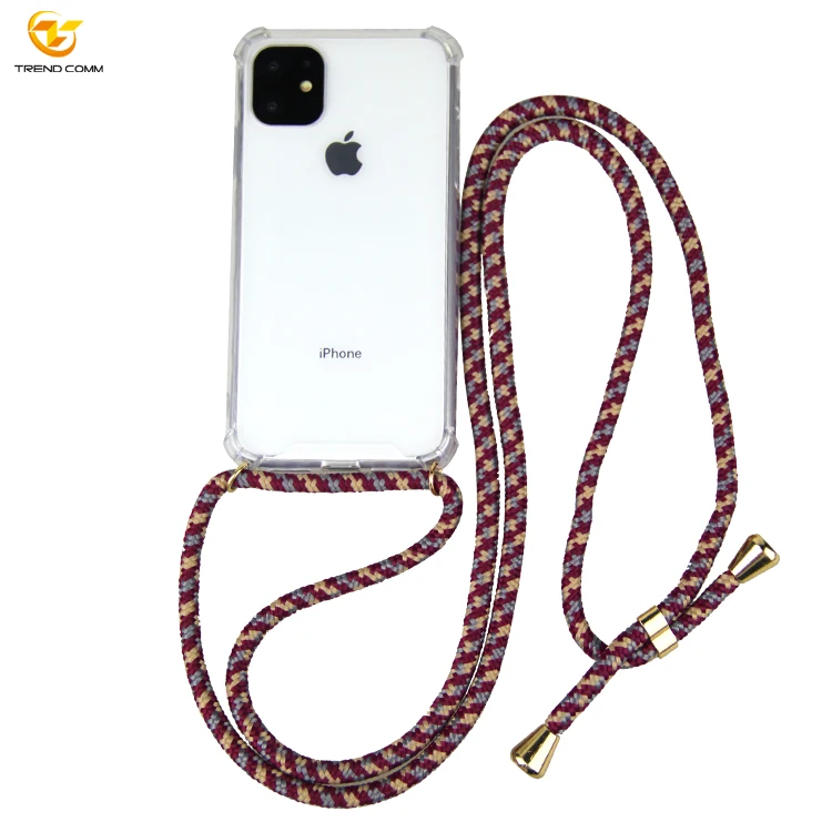 2019 new arrivals Necklace Strap Cord With Hard Phone case For IPhone 11 Pro
