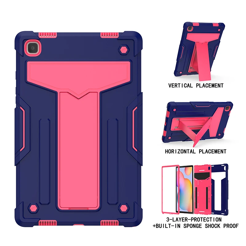 

Tablet Case For Samsung Galaxy Tab A 10.1inch T510 T515 2019 Hot Selling Factory Direct 3 Layer Protection Shock Proof, Multi colors