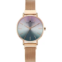 

Modern FOB Colorful Dial Lady Watches Stainless Steel Magnet Strap Watch Woman