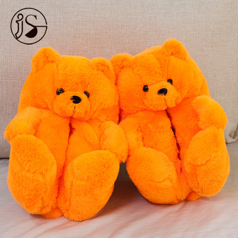 

2021 Latest Attractive Design Teddy bear slides Lovely High Quality teddy bear slippers Women House Shoes