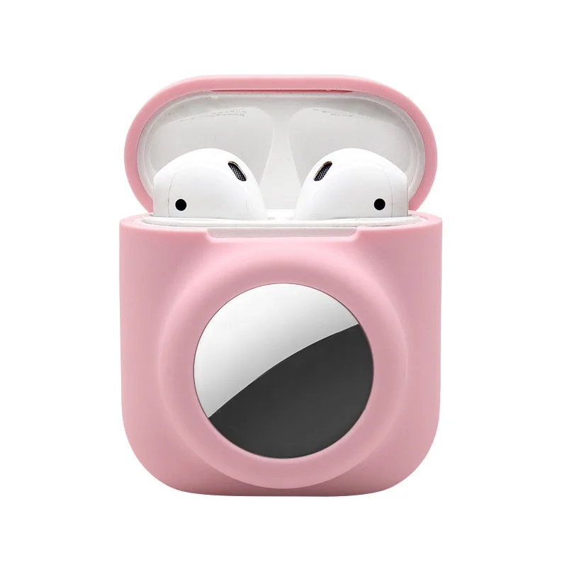 

New Arrival Creative Products 2 in 1 Shockproof Case Custom Silicone Protective Cover Case for airtagsfor airpods