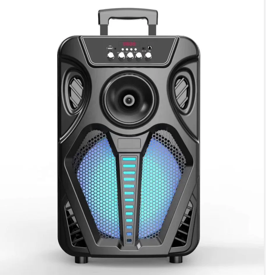 

HT-W12 Hot sales speaker wireless P12 inch wireless PA Active Party Trolley Portable rechargeable dj speaker