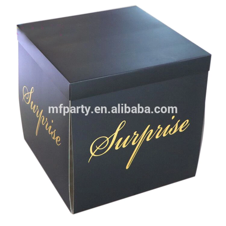 Large Explosion Gift Box Baby Shower Balloon Box Surprise Box With Lid