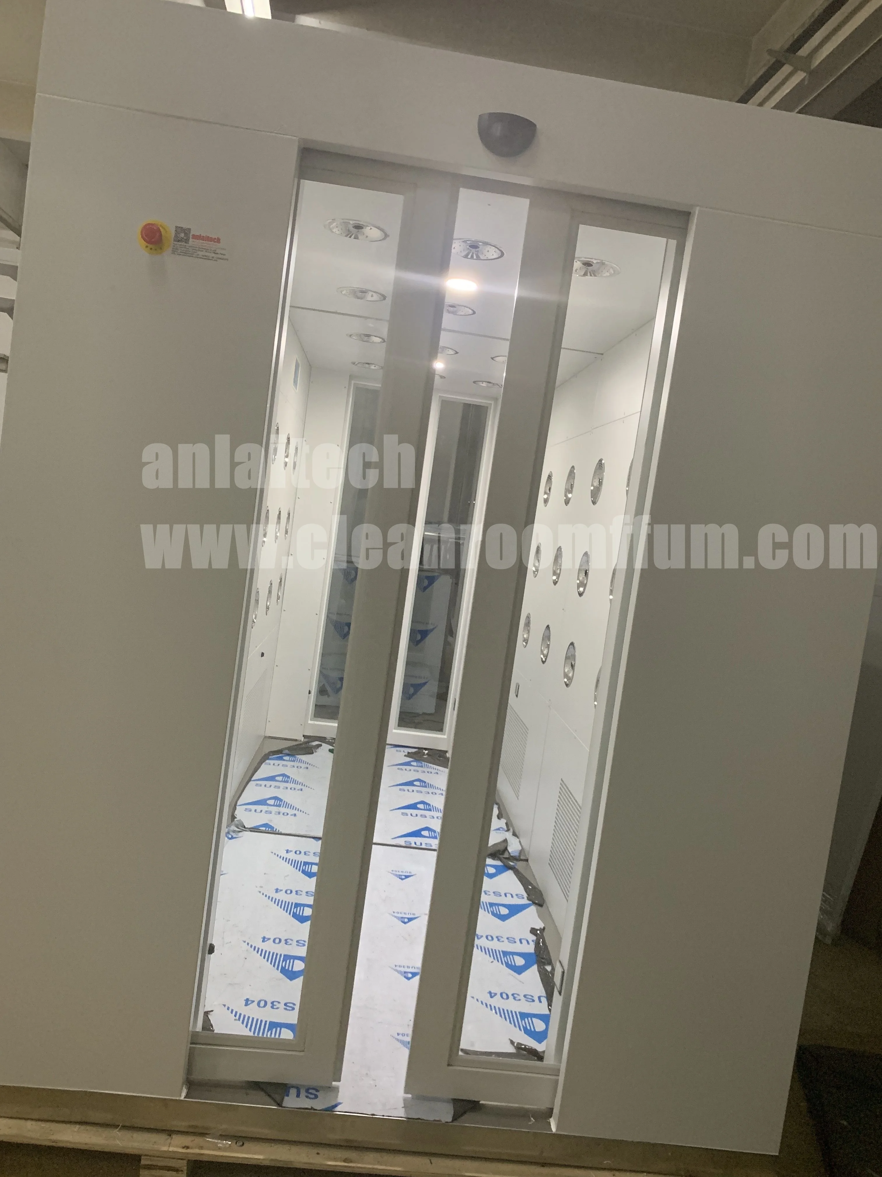 
Automatic sliding door clean room Air Shower, personal air shower room 