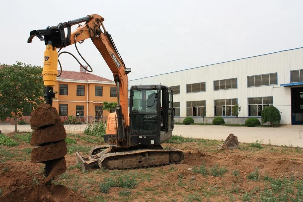 挖掘机后孔挖掘机地球螺旋钻机液压螺旋钻土
