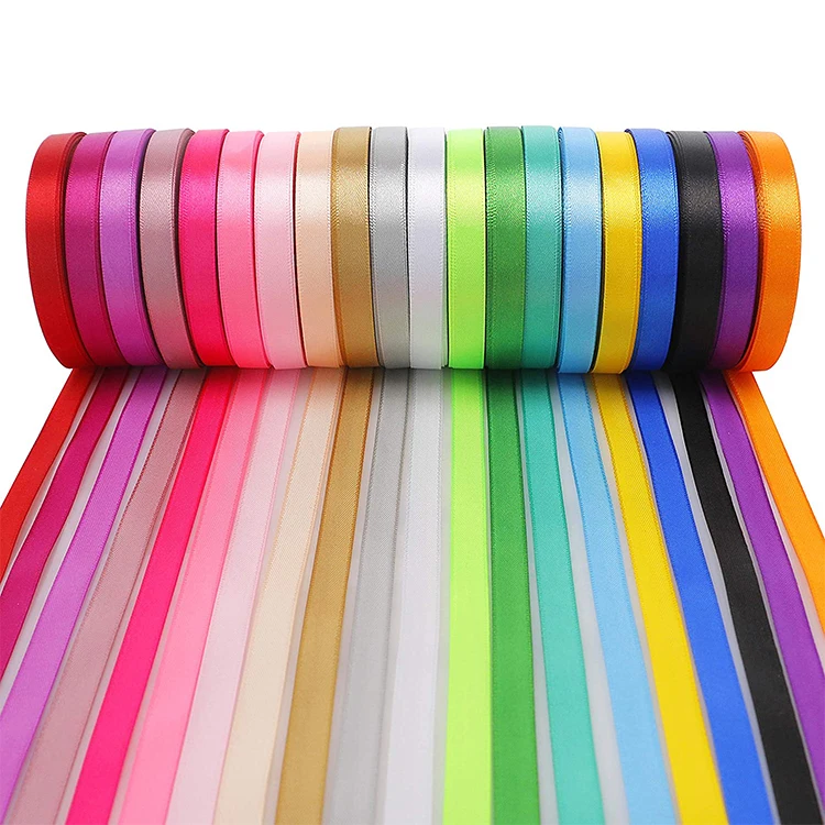 

Luxury 196 Colors Art Designer Curling Organza Satin Wired Grosgrain Custom Ribbon , Gift Ribbon Roll Logo, Color sample