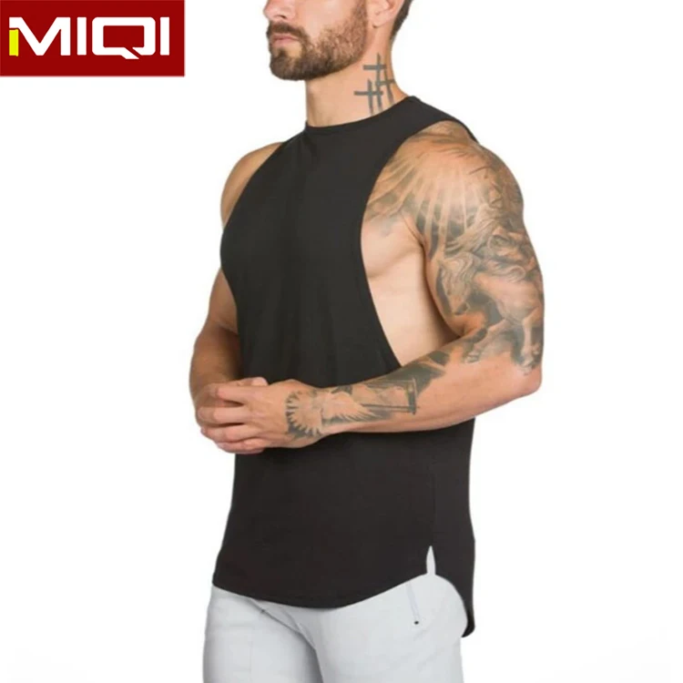 
Wholesale Blue Quickly Dry Bodybuilding Tank Men Gym Wear Custom Branded Logo Athletic Fitness Man Tank Top 