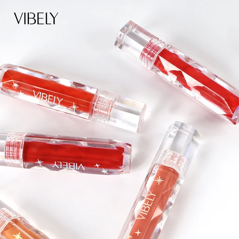 

Wholesale Beauty Lip Glossy Shiny Liquid Matte Lipstick Waterproof Nude Smooth Lip Glaze