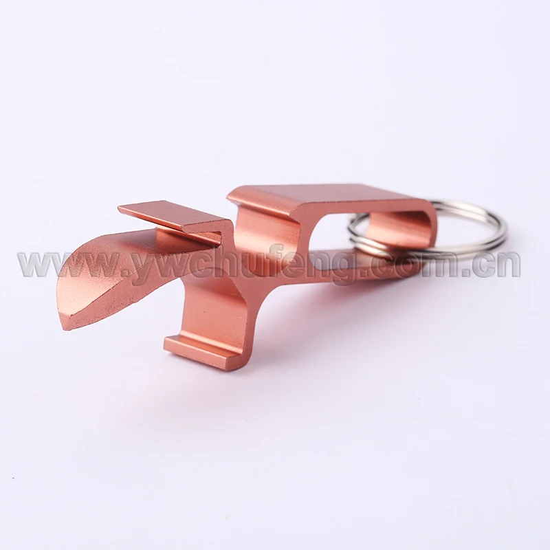 

CHUFENG Aluminium Alloy Bottle Opener 4 in 1 Key Chain Metal Shotgun Tool Opener Beer Can Tab Opener