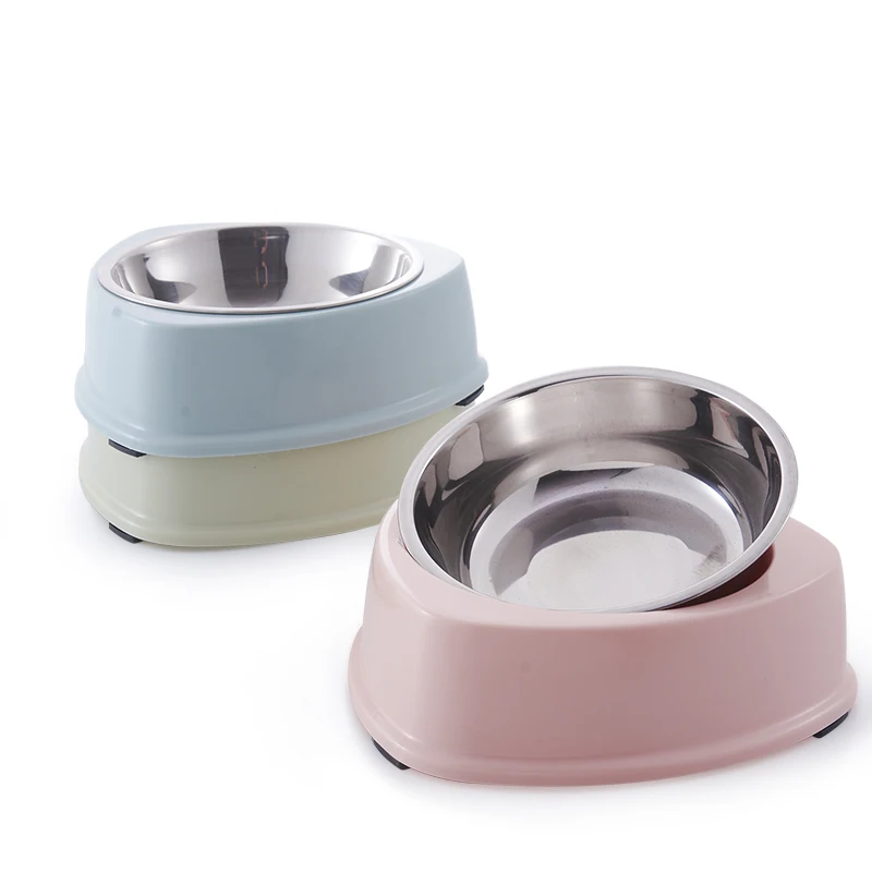 

Hot Selling Custom Portable Dog Bowl Stainless Steel Slow Feed Dog Bowl Anti-Slip Design Metal Pet Bowls