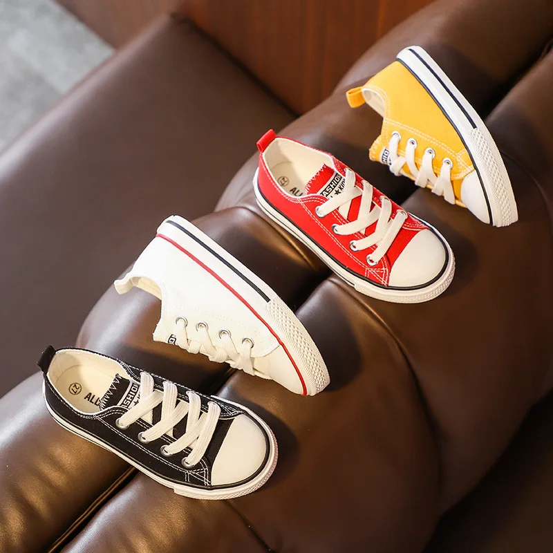 

Toddler Girl&Boy Shoes Lace Up Classic Flats Children Shoes, Picture shows