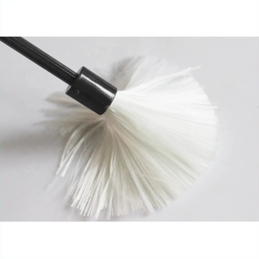 
Wholesale Lightning Powder forensic useness white fiberglass fingerprint brush applicator 