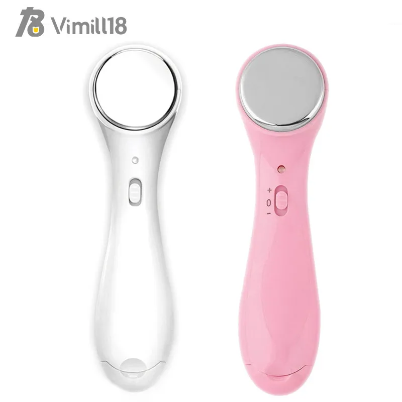 

New product skin rejuvenation ultrasonic machine electric facial massager beauty personal care, Pearl white/champagne gold