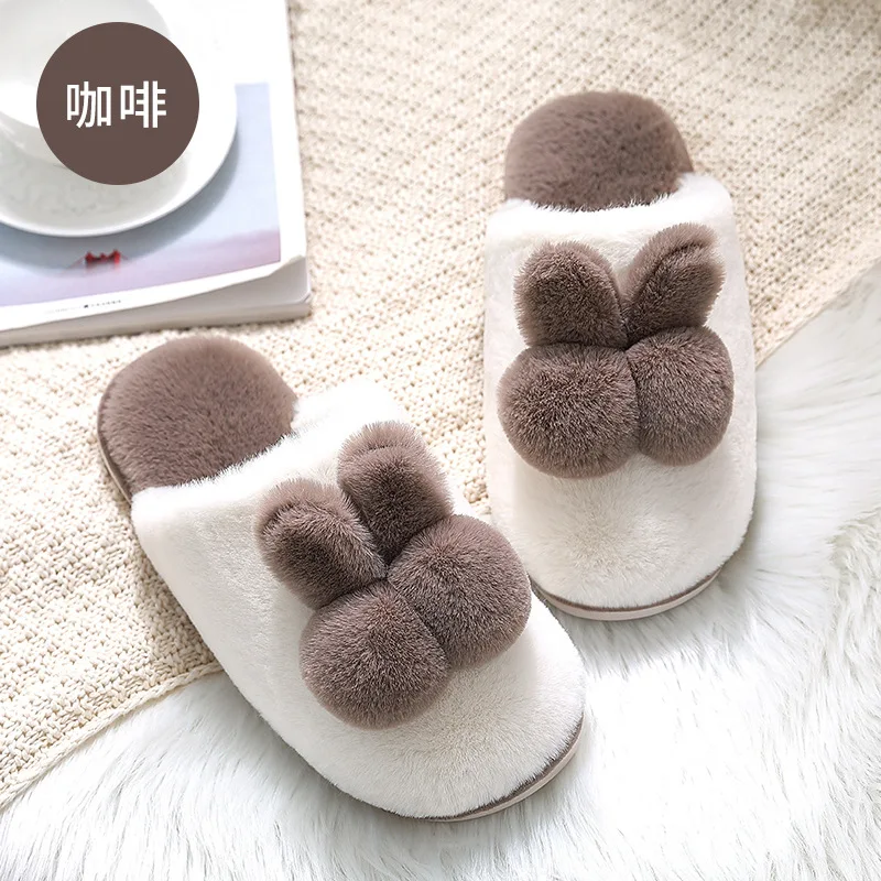 

Tassel ball slip proof waterproof comfortable room breathable inside home slippers, Customized