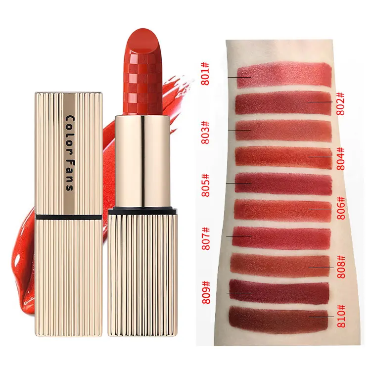 

Wholesale Cosmetics Lips Moisturize Beauty Long Lasting Water Proof Glitter Velvet Lipstick Matte
