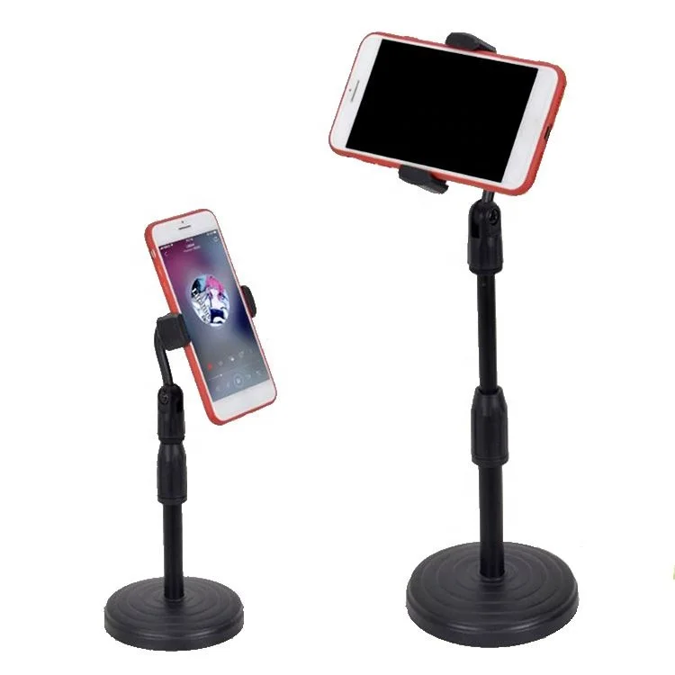 

New Arrivals Adjustable Tablet Stand Phone Clip Holder Desktop Lazy Bracket Mount Support, Balck