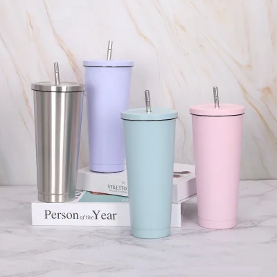 

custom double wall stainless steel thermal cups and mugs coffee with lid, Black, light purple, pink, light blue, light gray, stainless steel