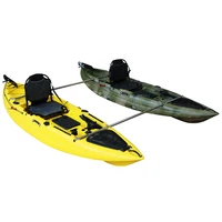 

Catamaran rowing kayak more stability plastic single kayak for sale