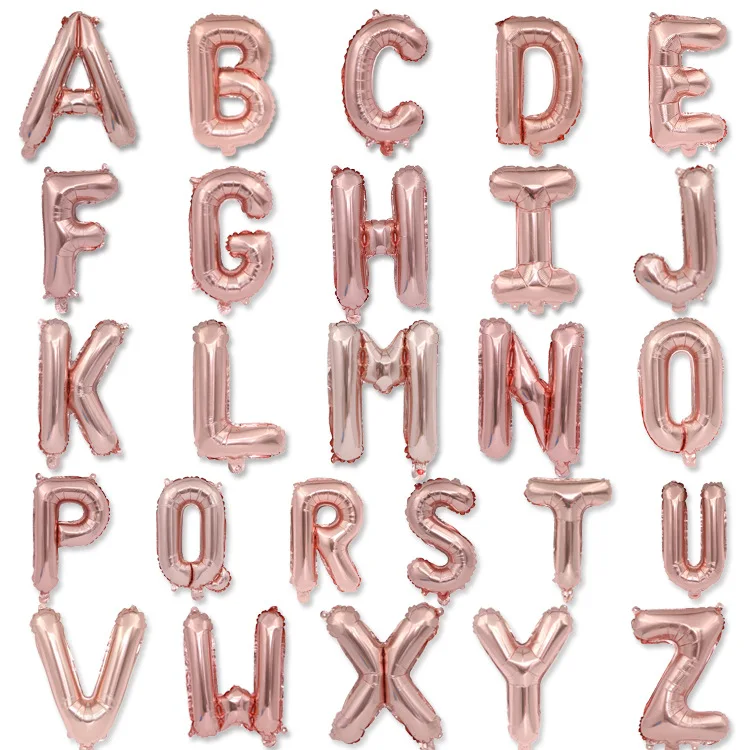 mylar alphabet balloons