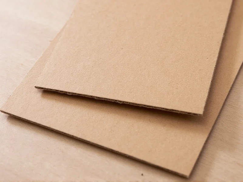 Layered cardboard sheets treated with eco-resin for furniture