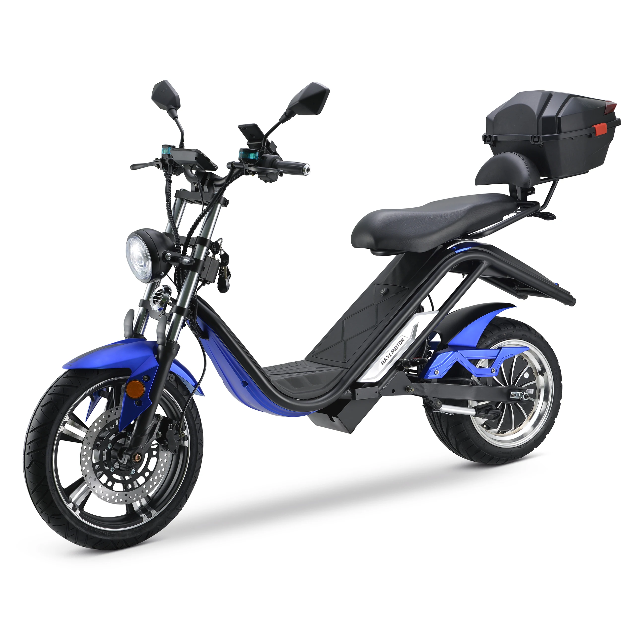 

2021 New Type Electric Motorcycle Motor Electric Scooter City Coco, Black frame