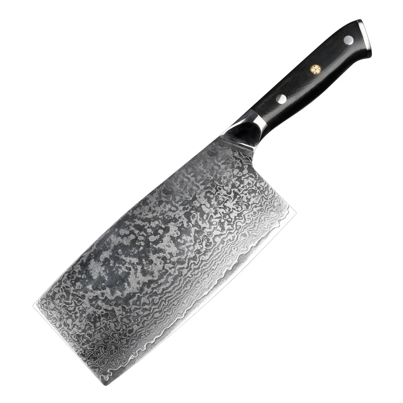 

7 inch 67 Layers Japanese Damascus steel cleaver chopping knife kitchen vegetable meat knives