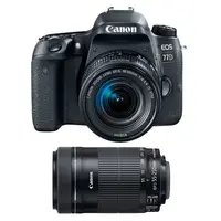 

CANON EOS 77D DSLR Camera KIT EF-S 18-55mm F4-5.6 IS STM + EF-S 55-250mm F4-5.6 IS STM