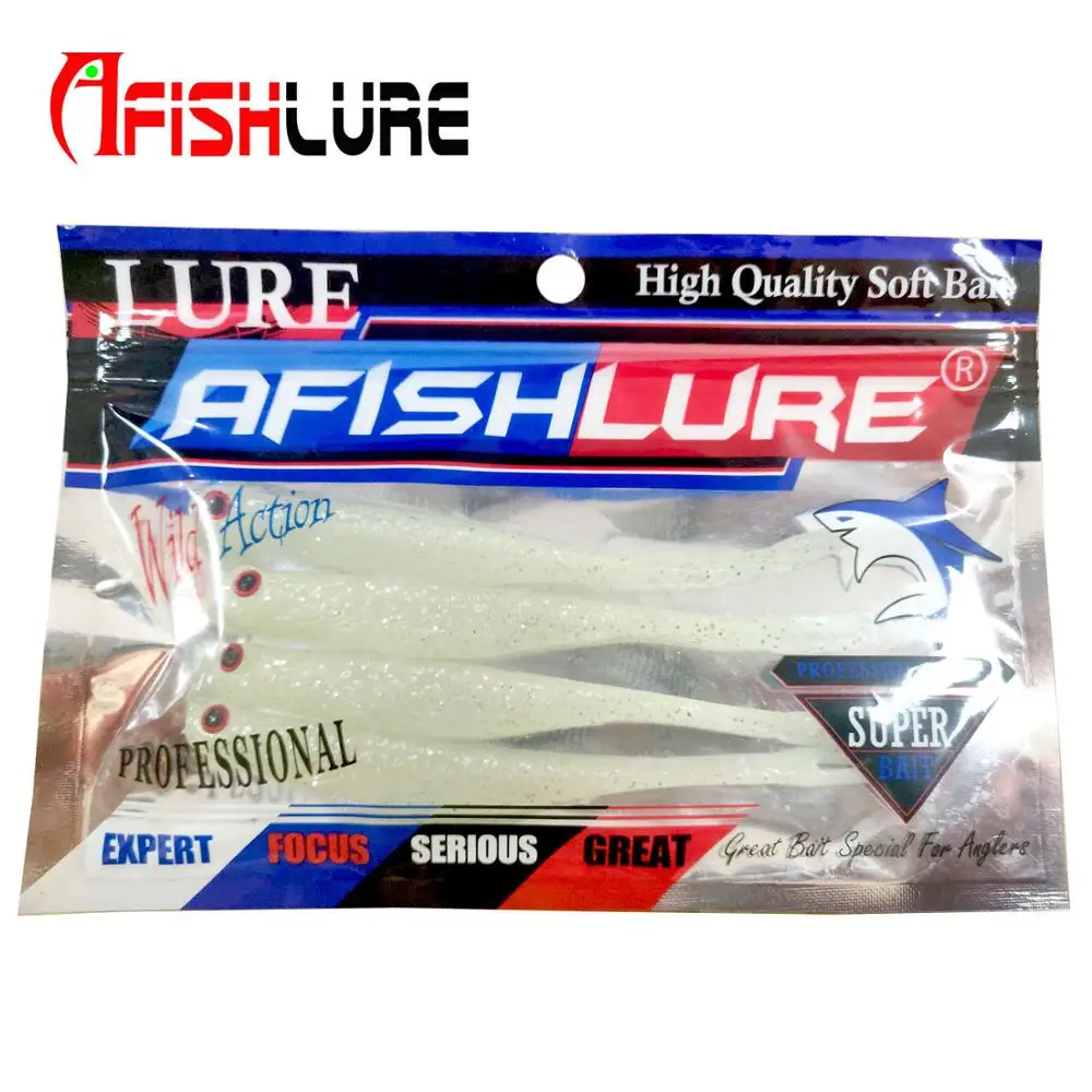 Silikon Köder Angeln Fisch Bass Hecht Minnow Swimbait Gummi Fisch Lockt