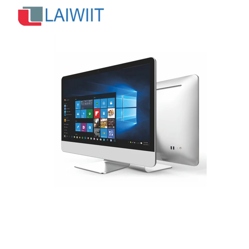 

LAIWIIT 22 inch Core i5 tablet pc gamer computer all in one pc gaming desktop computer, Silvery white