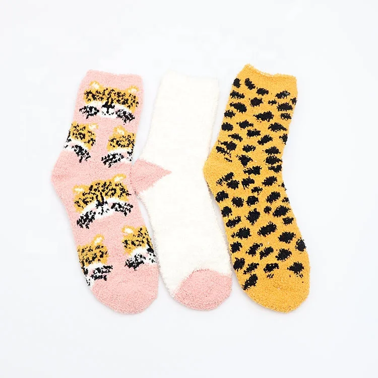 

Wholesale thermal fuzzy terry socks winter indoor women fluffy unisex cozy socks, Custom color