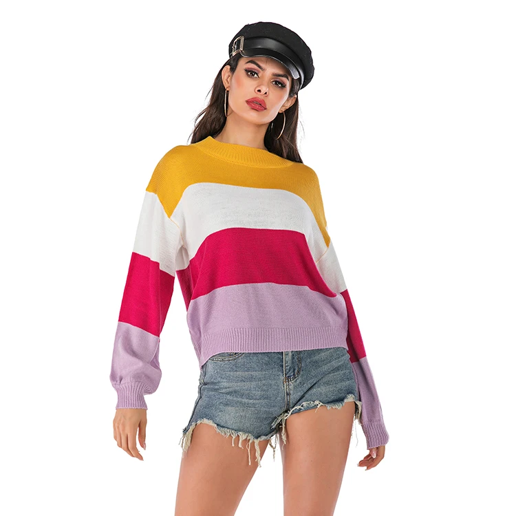 

2020 Regular Sleeve Female Winter And Pullovers Sexy Knit Women Sweater