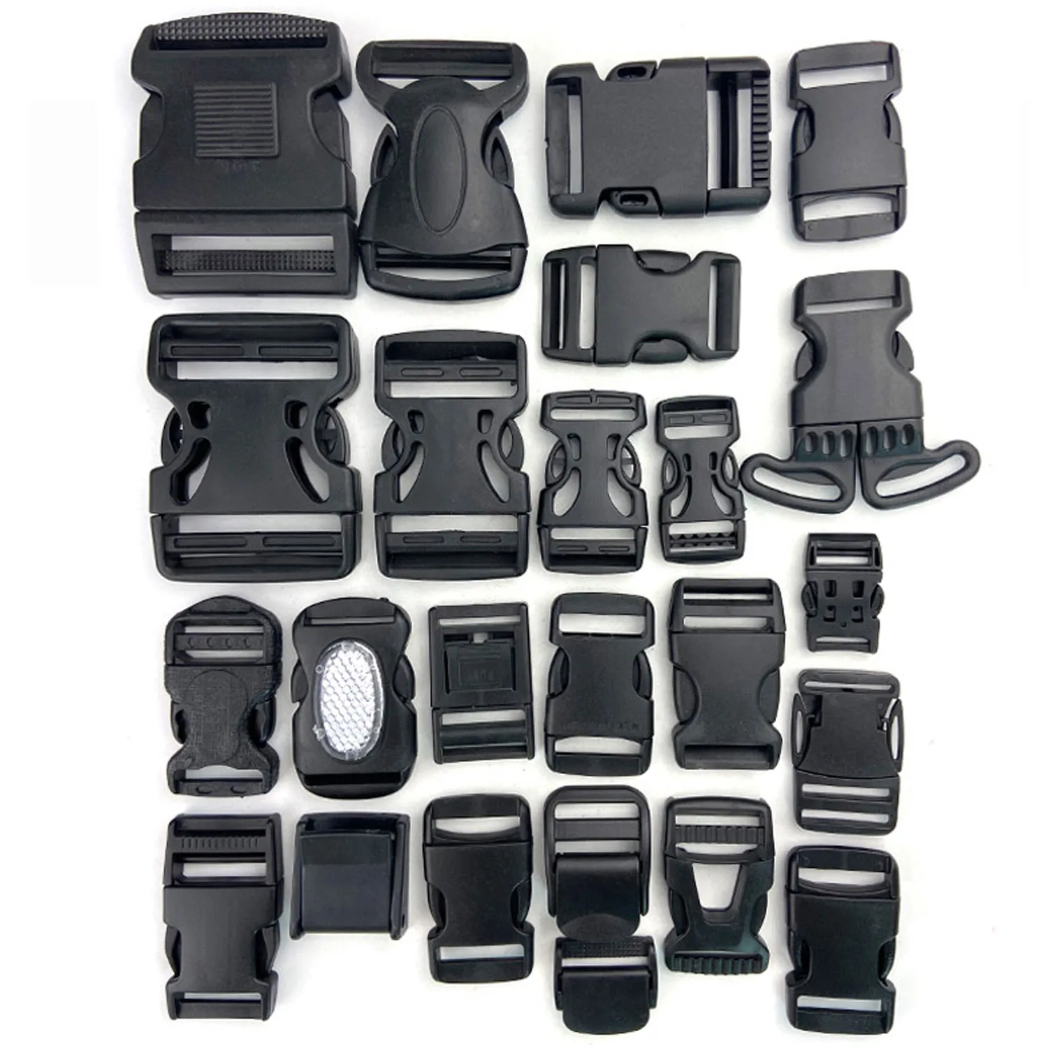 

Eco-friendly black buckle plastic factory direct wholesale bag parts & accessories side release high quality plastic buckles, Customized