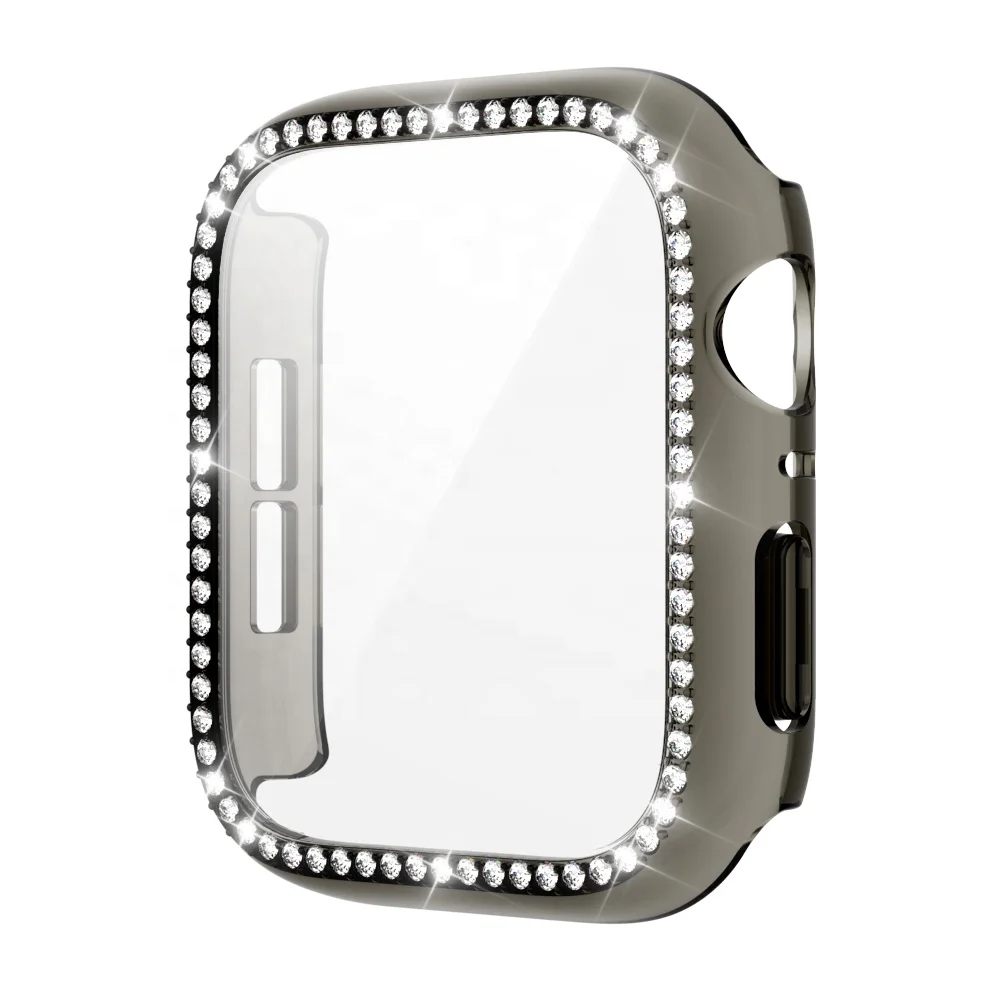 

Compatible for Apple Watch Case 40mm WomenBling Crystal Diamond Watch Full Cover Screen Bumper Case for iWatch SE /6 5 4