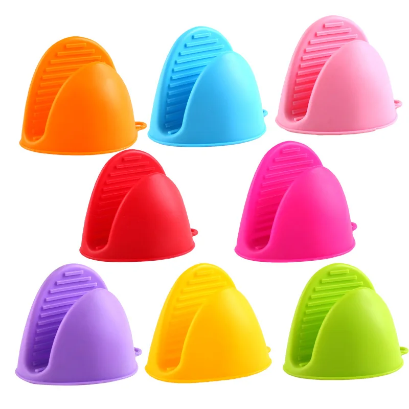 

Kitchen Gadgets Silicone Heat-insulation Mitten Non-slip Baking Oven Silicone Mitten, Eight colors