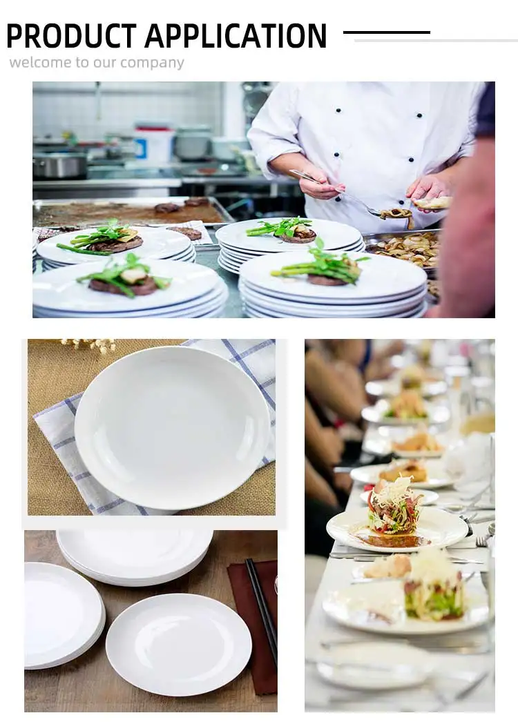 Luxury Bone China Restaurant Plates Ceramic Dishes Dinnerware Sets