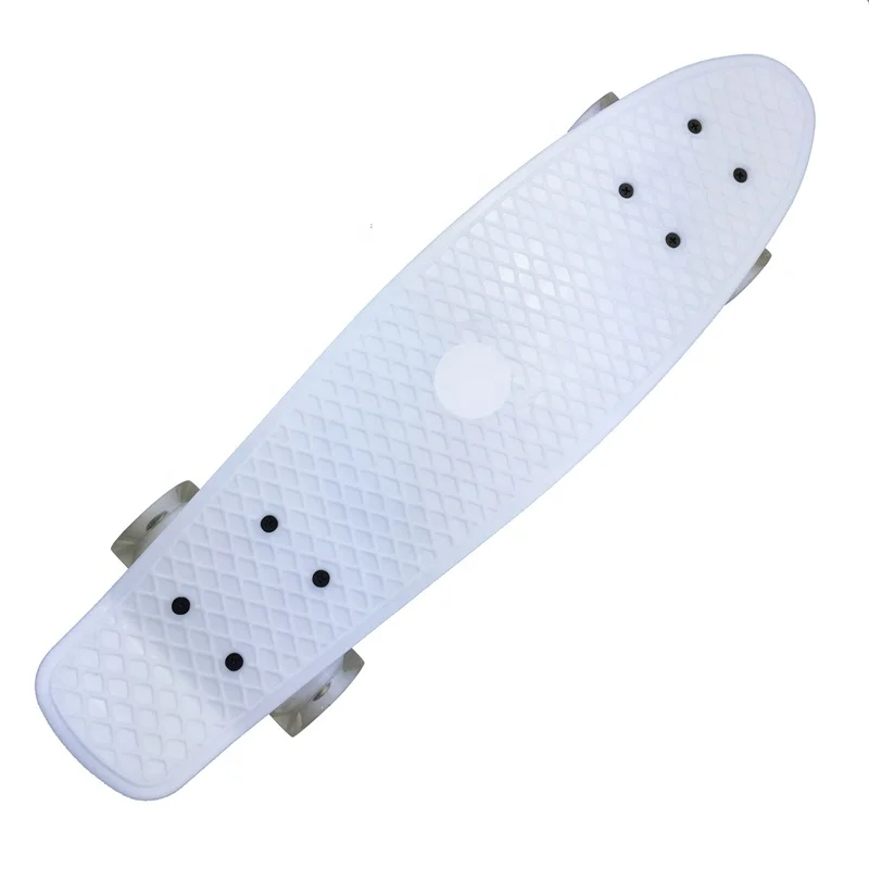 

Mini Cruiser Skateboard for Beginners Kids 22inch PP Panel Child for Outdoor Sport Fish Board Non-Slip Deck