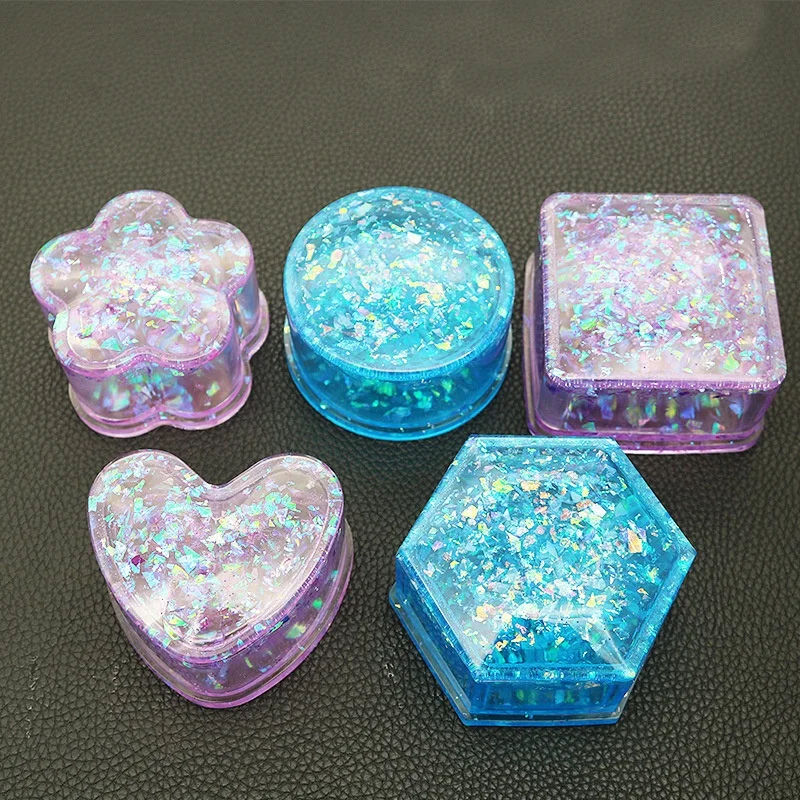 

Wholesale DIY Silicone Resin Trinket Box Mold, Clear