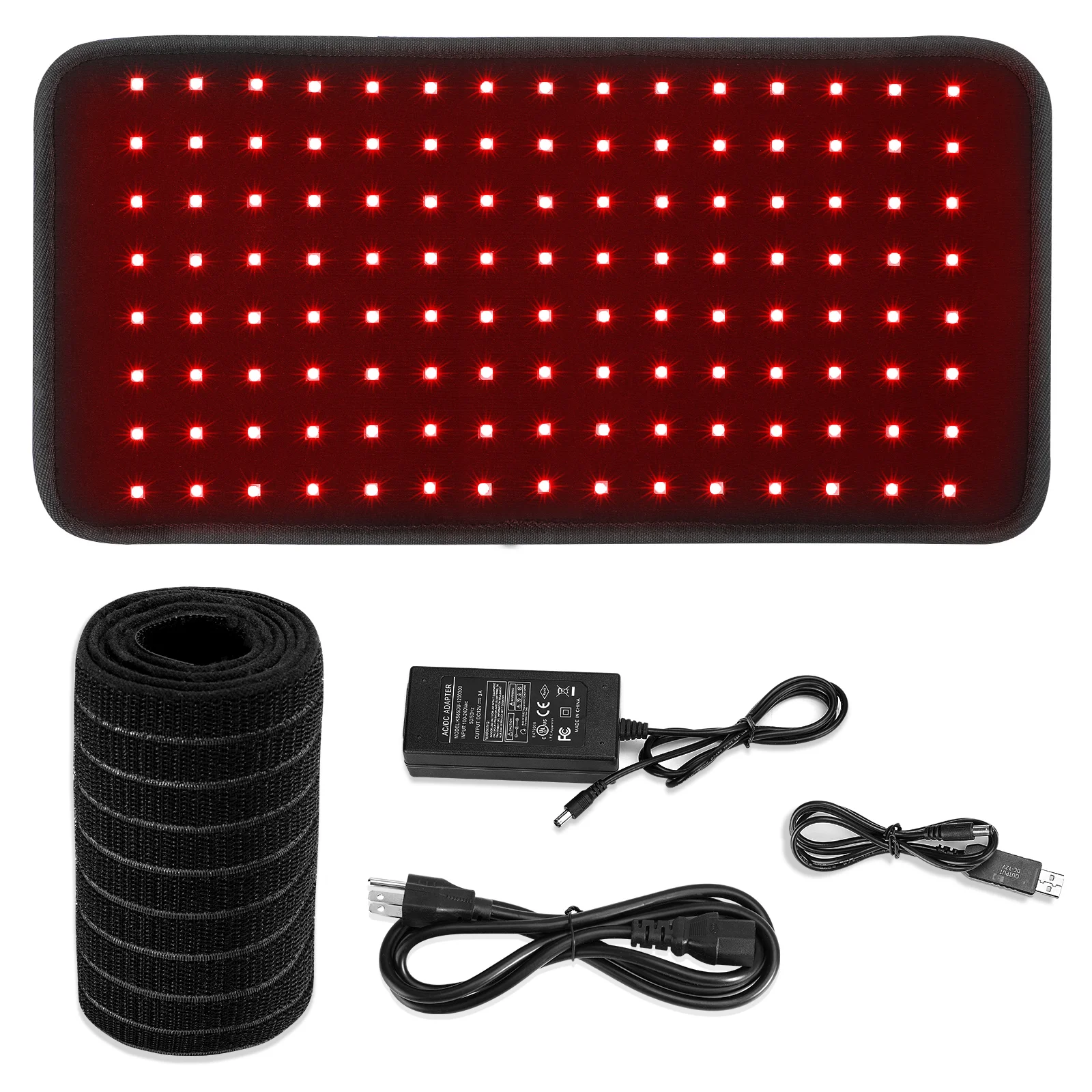 

Led Infrared Waist Back Pain Weight Loss Joints Relief 660nm 850nm Pad Flexible Pad Red Light Therapy Belt for losing weight