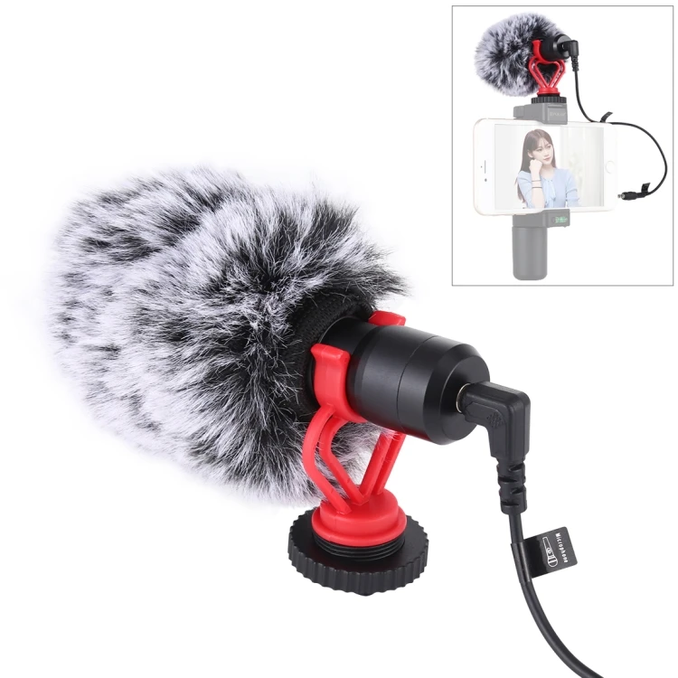 

Original OEM PULUZ Professional Interview Condenser Video Shotgun Microphone with 3.5mm Audio Cable for DSLR & DV Camcorder