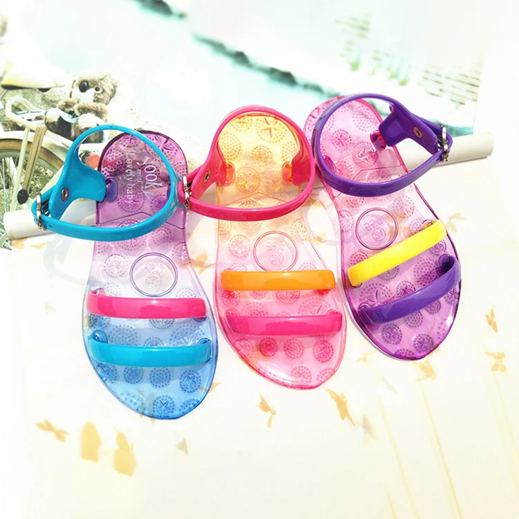 

2021 High Quality Flat EVA Children Shoes Cute Fruit Wholesale Toddler Summer Jelly Kids Sandals