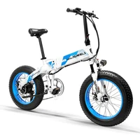 

Folding Electric Bicycle 1000W 48V Waterproof E-Bike with 50KM Range aluminum alloy Frame max speed 35km/h