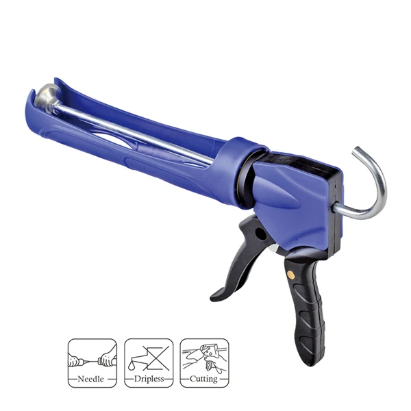 PP Body Nylon Handle Silicone Caulking Gun