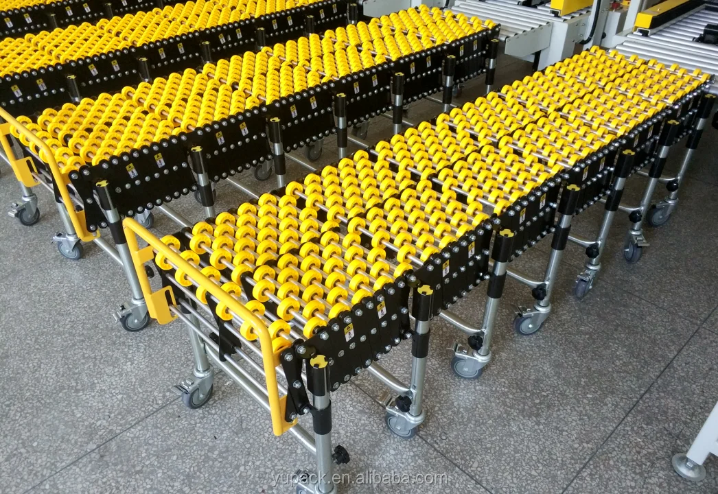 Power Retractable Rller Line,Expandable Roller Conveyor,Flexible