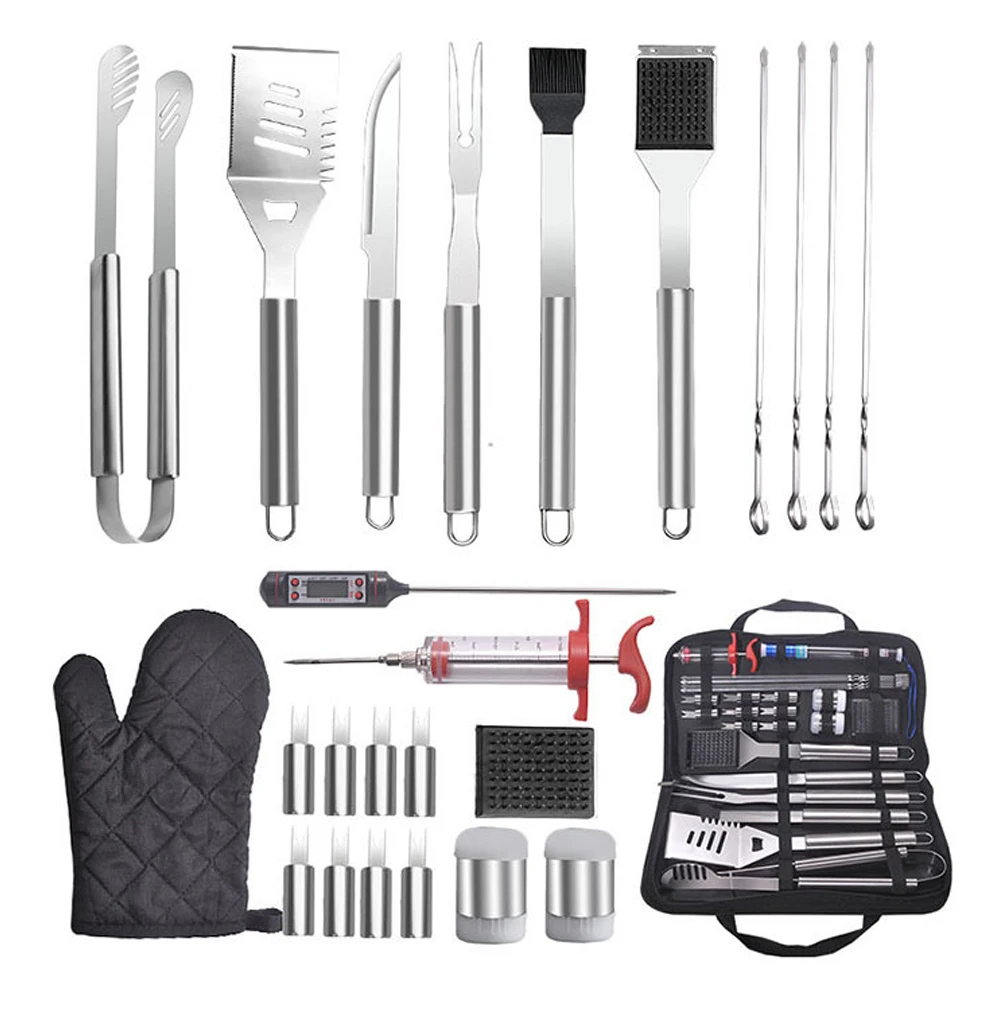 

Food Grade Material Cooking Accessories Grilling Tool Barbeque Set Easy To Cleaning