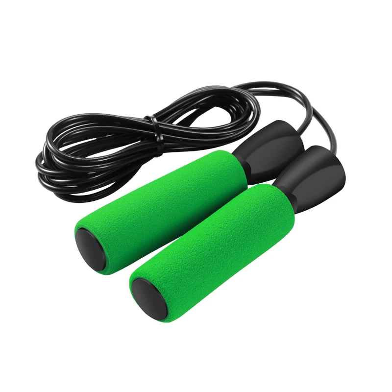 

wholesale Adjustable exercise pvc weight skipping jump rope fitness gym rope skipping, Black/blue/green/ purplish red/orange