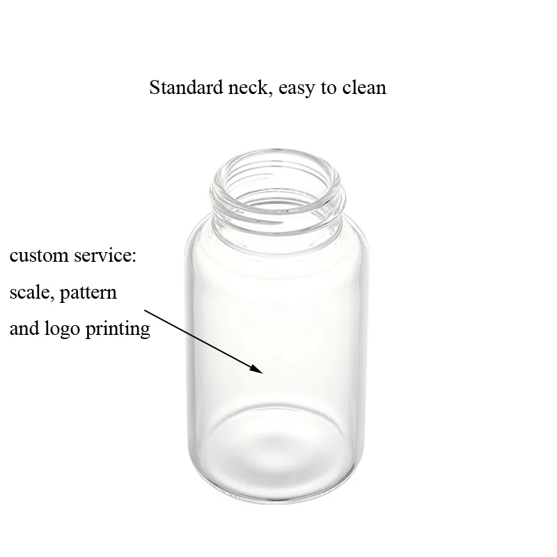 Factory newborn baby glass feeding bottle baby milk bottle