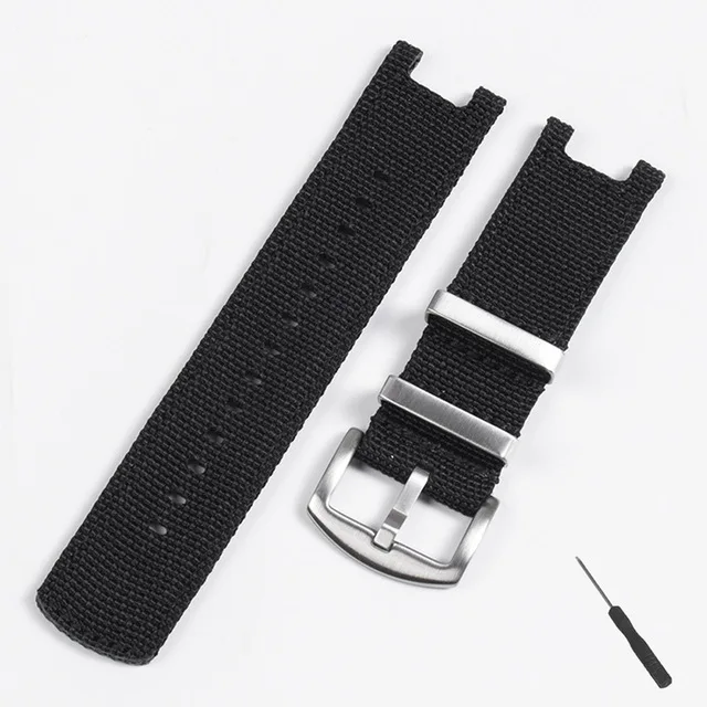 

Nylon Watch Band for Amazfit T-Rex Breathable Sweatproof Strap For Huami T-REX Fashion Smart Watch Strap Nato Nylon Watch Band, Black