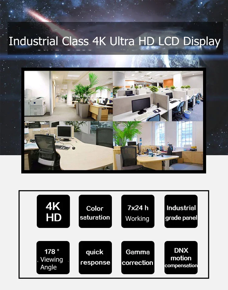 49 55 Inch Screen Cctv Display Surveillance Monitor Lcd Cctv Monitor Buy Split Screen Tft Cctv