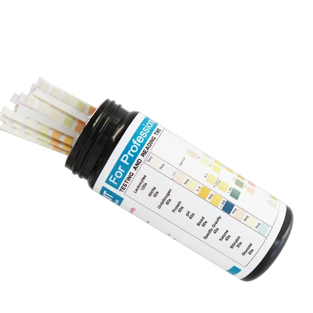 Test rapid urina cu 10 parametri pentru analiza urinei URS-10T 1