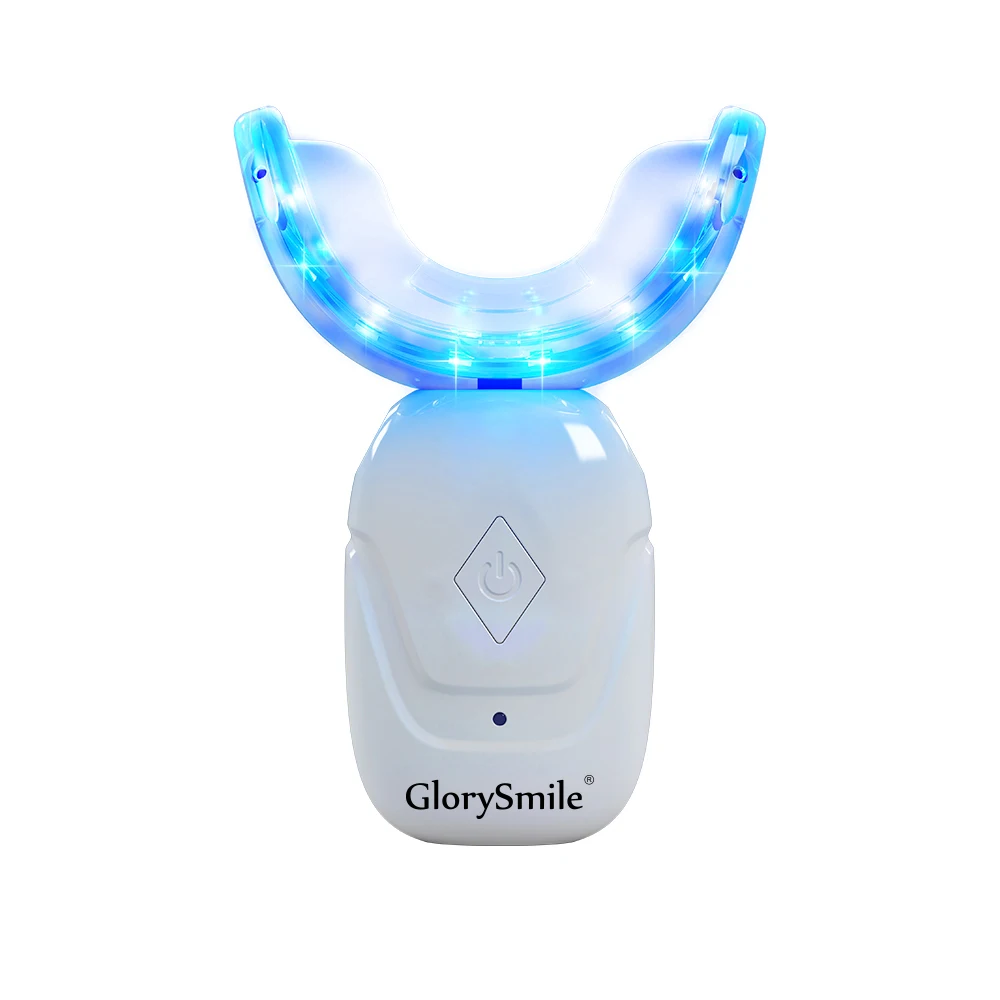

2021 New Customize GlorySmile 16mins timer Wireless charging Teeth Whitening Peroxide Kit with Private Logo